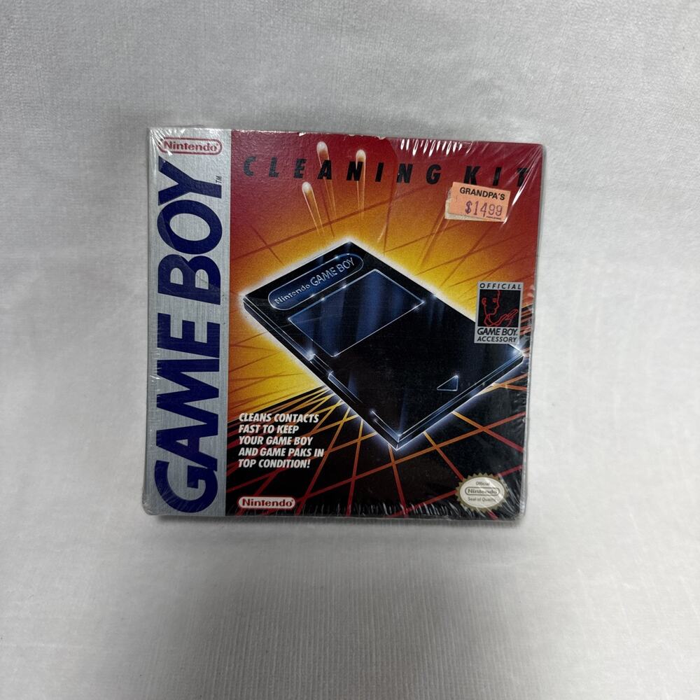 Official Nintendo Gameboy Cleaning Kit- New Factory Sealed